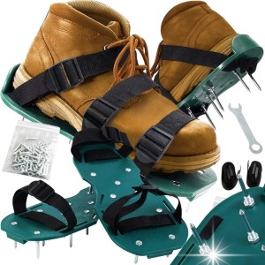 Aerator wertykulator do trawników napowietrzania duże kolce na buty areator