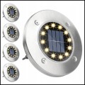 4x lampa solarna LED ogrodowa wbijana dysk do ogrodu gruntowa mocna (8).jpg