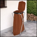 Brązowy stojak uchwyt cateringowy na worki 120l na śmieci odpadki ocynk (1).png