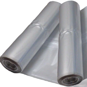 5x transparentne worki na odpady śmieci grube 80 mikr. wytrzymałe rolka 240L