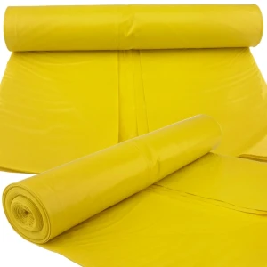 25x worki na odpady 70L śmieci grube 50 mikr. wytrzymałe rolka żółte