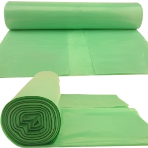 25x worki na odpady 70L śmieci grube 50 mikr. wytrzymałe rolka zielone