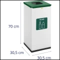 Kosz do segregacji 60L odpady na szkło stalowy 30.5x30 (5).jpg
