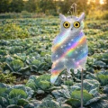 Zawieszana sowa stojąca efekt hologramu odstraszacz gołębi ptaków + dzwonek (8).jpg