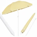 Cytrynowy parasol do ogrodu  plażowy na balkon taras łamany z falbaną 240 cm (1).jpeg
