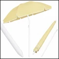 Cytrynowy parasol do ogrodu  plażowy na balkon taras łamany z falbaną 240 cm (6).jpg