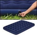 Duży materac dwuosobowy welurowy Bestway miękki 191 × 137 × 22 cm granatowy (12).jpg