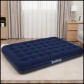 Duży materac dwuosobowy welurowy Bestway miękki 191 × 137 × 22 cm granatowy (15).jpg