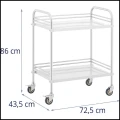 Wózek laboratoryjny zabiegowy kosmetyczny ze stali 2 półki 73 x 44 x 86 cm 20 kg (5).jpg