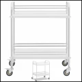 Wózek laboratoryjny zabiegowy kosmetyczny ze stali 2 półki 73 x 44 x 86 cm 20 kg (6).jpg