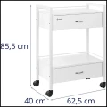 Wózek pomocnik kosmetyczny fryzjerski 2 szuflady 2 półki 62.5 x 40 x 85.5 cm (5).jpg