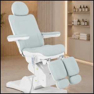 Pistacjowy elektryczny fotel kosmetyczny do tatuażu masażu spa ROME