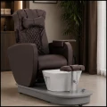 Brązowy fotel podologiczny kosmetyczny do pedicure z brodzikiem elektryczny BOGOTA (11).jpg