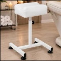 Biały podnóżek kosmetyczny do pedicure regulowana wysokość 47-67cm do 80 kg (1).jpg