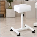 Biały podnóżek kosmetyczny do pedicure regulowana wysokość 47-67cm do 80 kg (5).jpg