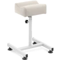 Kremowy podnóżek kosmetyczny do pedicure 24x22cm wys. 47-67cm  (3).jpg