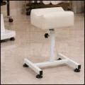 Kremowy podnóżek kosmetyczny do pedicure 24x22cm wys. 47-67cm  (8).jpg