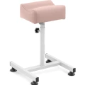 Podnóżek kosmetyczny do pedicure 24x22cm wys. 47-67cm pudrowy róż (1).webp
