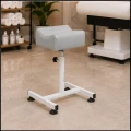 Szary podnóżek kosmetyczny do pedicure 24x22cm wys. 47-67cm (1).jpg