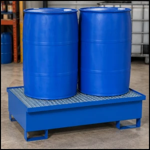 Wanna wychwytowa metalowa na 2 beczki 200L 120x80cm