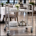 Wózek kelnerski ze stali nierdzewnej z relingami - 2 półki Royal Catering (7).jpg