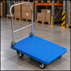 Wózek platformowy transportowy ze składanym uchwytem 73x48cm do 150kg