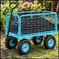 Niebieski wózek transportowy gospodarczy składany do 400 kg (1).jpg