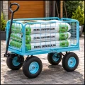 Niebieski wózek transportowy gospodarczy składany do 400 kg (2).jpg