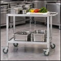 Wózek kelnerski cateringowy do serwowania 2 półki 80 x 57 cm do 100 kg Royal Catering (7).jpg