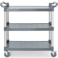 Wózek kelnerski serwisowy do 150 kg 3-półki 842x486 mm obrotowe koła (2).jpg
