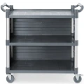 Wózek kelnerski serwisowy z bocznymi panelami do 150 kg 3-półki 842x486 mm (2).jpg