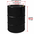 Czarna mix duża beczka stalowa metalowa TH 216,5 L Korki 2 i 34 z wiekiem  (1).png