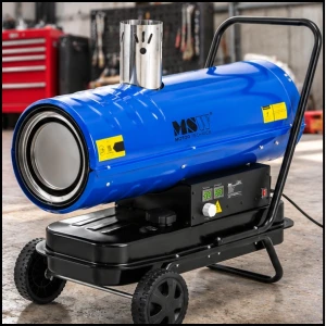 Nagrzewnica dmuchawa 28 600 W olejowa budowlana na olej ropę do 185 m2 38L