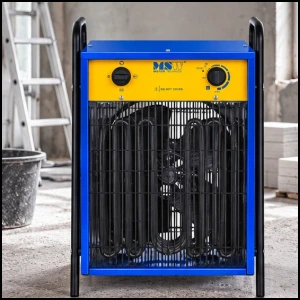 Nagrzewnica 400V 2200W dmuchawa budowlana do suszenia ścian tynku prostokątna