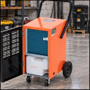 Osuszacz powietrza do 62 m2  pochłaniacz wilgoci na kółkach 500 m3/h  650 W