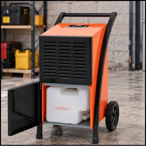 Osuszacz powietrza do 80 m2 pochłaniacz wilgoci na kółkach 750 m3/h  1000 W 