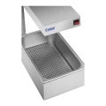 Lampa grzewcza gastronomiczna podgrzewacz do potraw dań 500W + pojemnik GN11 (9).jpg