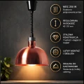 Lampa grzewcza do potraw na podczerwień IR wisząca miedziana śr. 29 cm 250 W (2).jpg