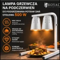 Lampa grzewcza na podczerwień do podgrzewania potraw dań stołowa 500 W (3).jpg