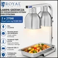 Lampa grzewcza do podgrzewania potraw dań stołowa 2 x 275W Royal Catering  (2).jpg