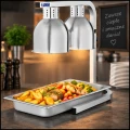 Lampa grzewcza do podgrzewania potraw dań stołowa 2 x 275W Royal Catering  (4).jpg