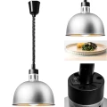 Lampa grzewcza do potraw na podczerwień IR wisząca srebrna śr. 28.5 cm 250 W (5).jpg