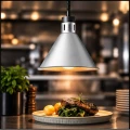 Lampa grzewcza do potraw na podczerwień IR wisząca srebrna śr. 27.5 cm 250 W (4).jpg