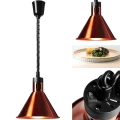 Lampa grzewcza do potraw na podczerwień IR wisząca srebrna śr. 27cm 250 W  (5).jpg