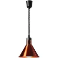 Lampa grzewcza do potraw na podczerwień IR wisząca srebrna śr. 27cm 250 W  (6).jpg