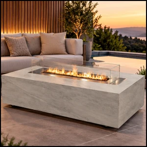Kominek automatyczny 10,1 kW na gaz LPG / gaz ziemny Galaxy Table Kreta Planika