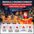 Mikołaj nadmuchiwany dekoracja świąteczna sanie renifer dmuchaniec 390 cm (9).jpg
