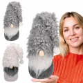 2x mały skrzat krasnal 29cm na prezent święta mikołaj gnom ozdoba szarybiały (9).jpg