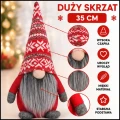 Duży skrzat krasnal 35 cm na prezent święta ozdoba czapeczka dekoracja (2).jpg
