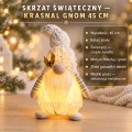Skrzat świąteczny krasnal gnom 45 cm mikołaj duży biały świecący (2).png